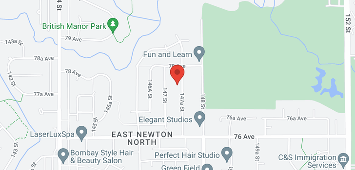 map of 7745 147A STREET